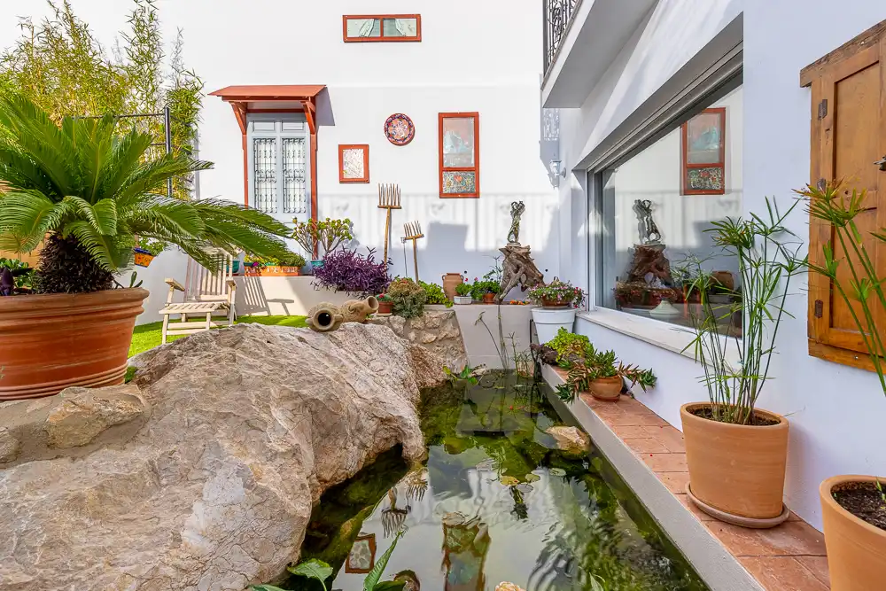 Garden of Country homes for sale in Alfarnatejo  with Air Conditioner, Heating and Private garden
