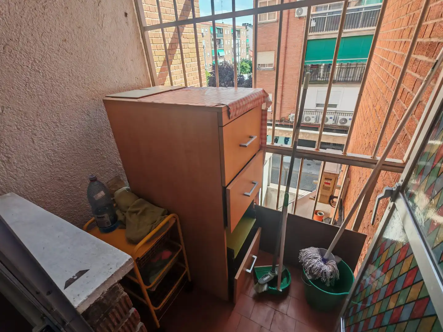 Balcony of Flat for sale in Móstoles  with Heating, Parquet flooring and Terrace