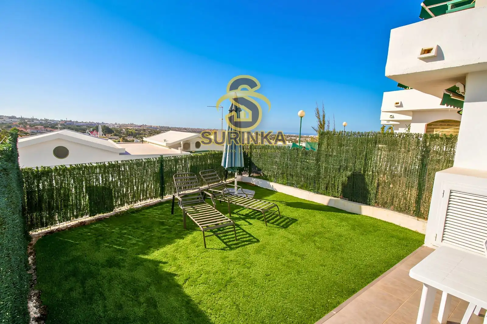 Terraza de Apartamento en venta en San Bartolomé de Tirajana con Aire acondicionado, Terraza y Piscina
