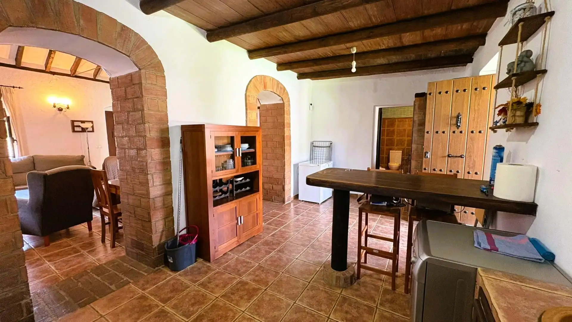 Cuina de Casa o xalet en venda en Arcos de la Frontera amb Jardí privat i Piscina