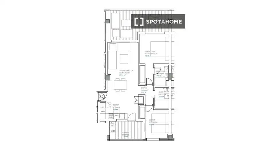 Habitación en Punta Prima