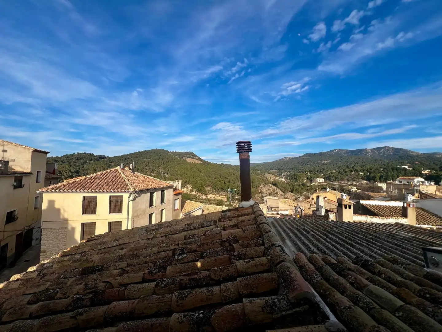 Vista exterior de Finca rústica en venta en Biar con Calefacción, Terraza y Trastero