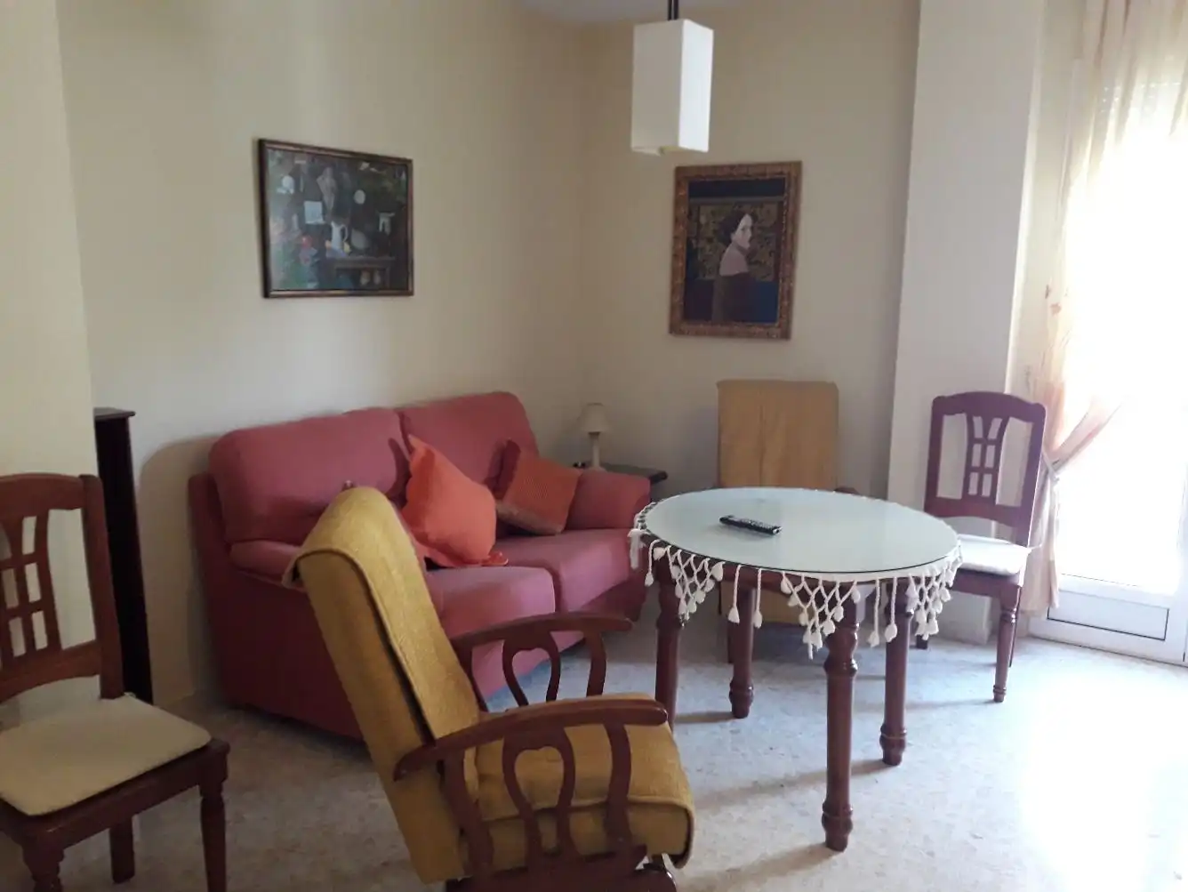 Living room of Flat for rent in Lucena  with Heating, Storage room and Furnished
