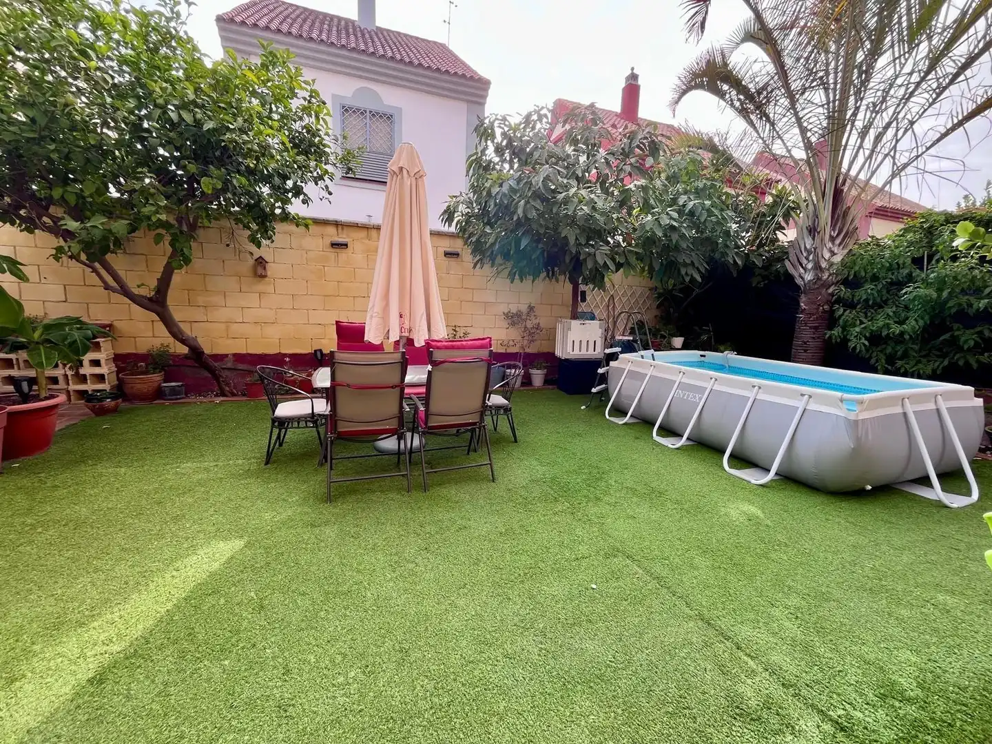 Terraza de Casa o chalet en venta en Montequinto con Aire acondicionado, Calefacción y Jardín privado
