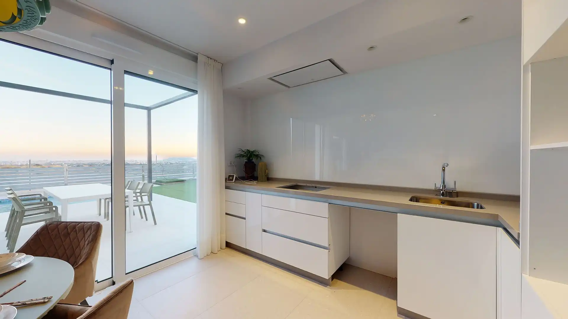 Cocina de Casa o chalet en venta en Mutxamel con Jardín privado, Terraza y Piscina