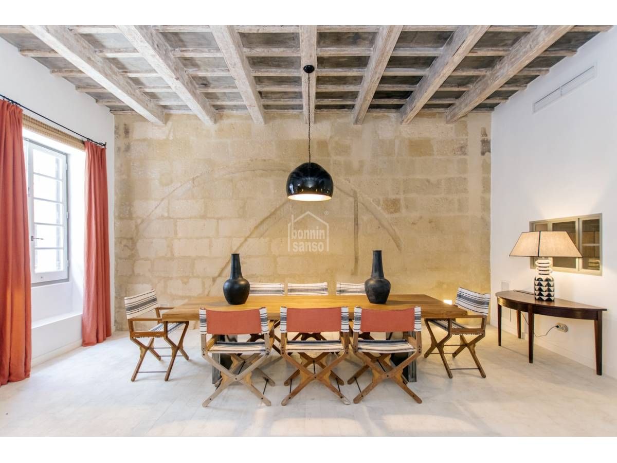 Menjador de Casa o xalet en venda en Maó - Mahón amb Calefacció, Terrassa i Moblat