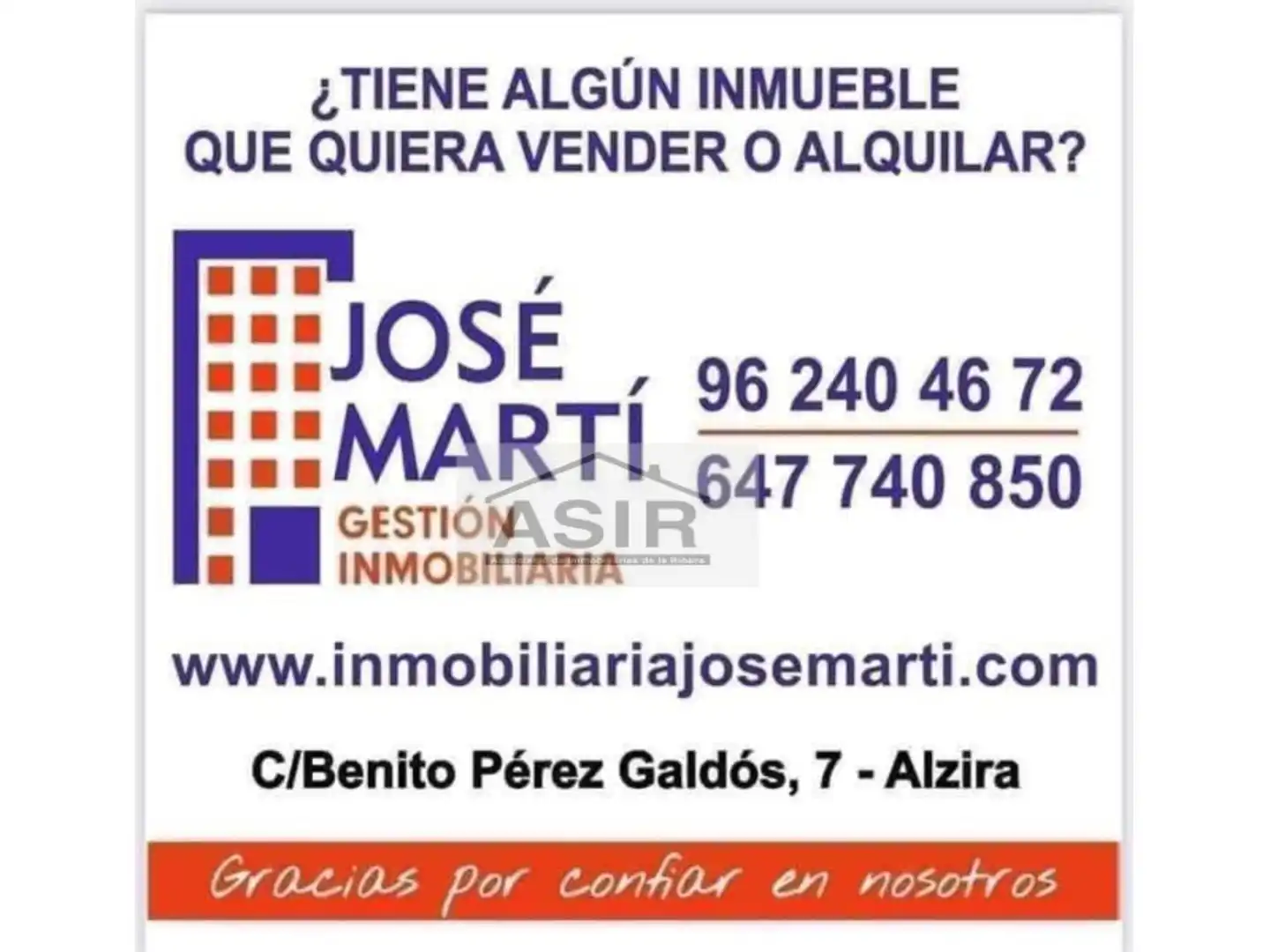 Vista exterior de Piso en venta en Alzira con Terraza y Trastero