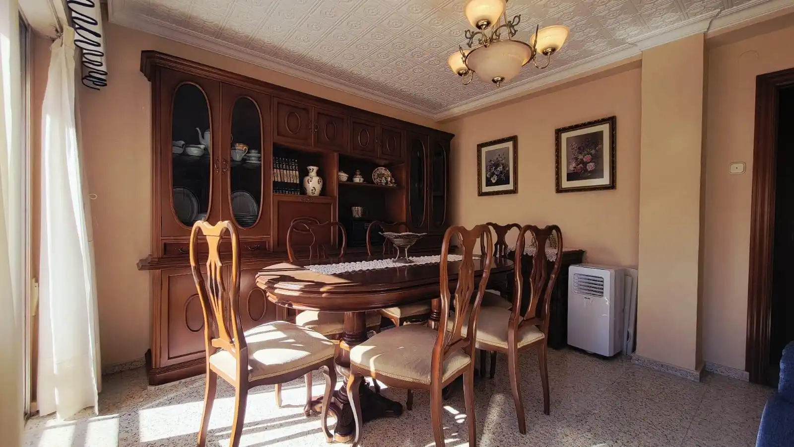 Dining room of Flat for sale in Almería  with Terrace and Furnished