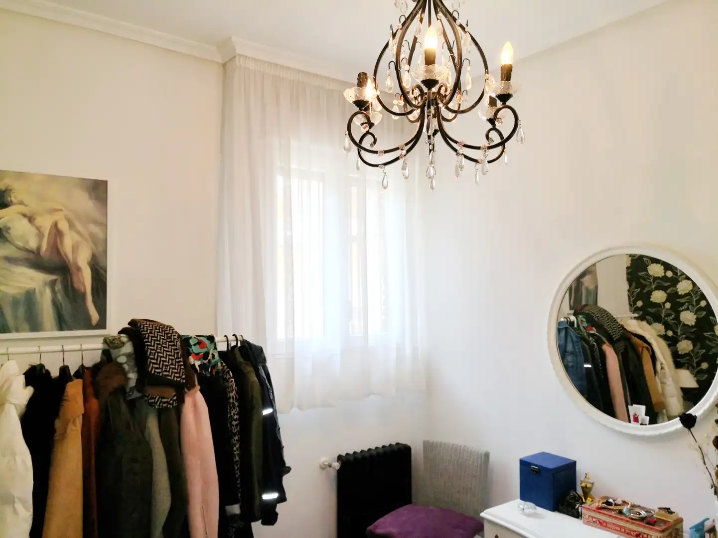 Bedroom of Flat for sale in Madrid  with Heating