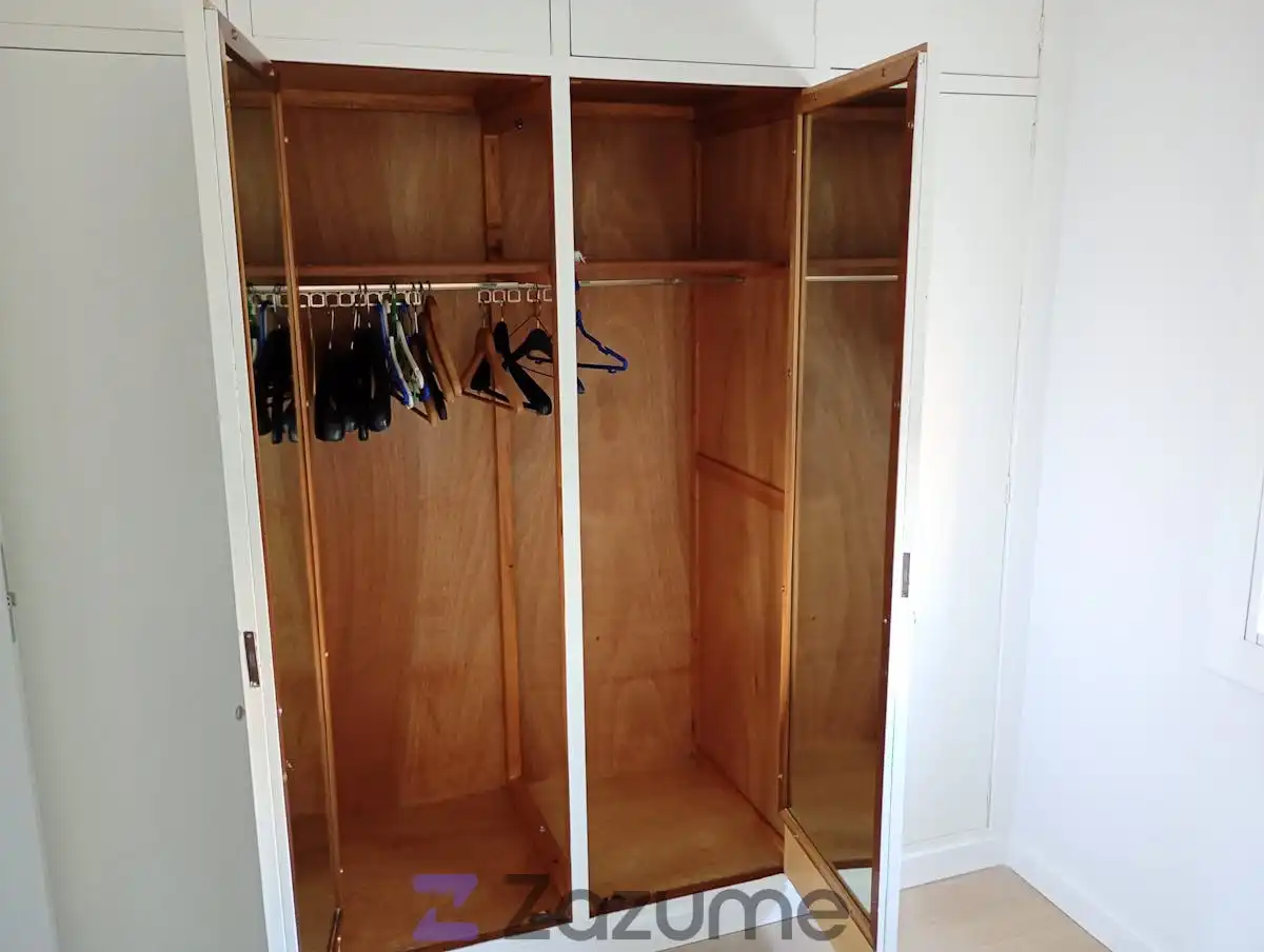 Schlafzimmer von Wohnung zur Miete in Barcelona mit Klimaanlage, Heizung und Parkett