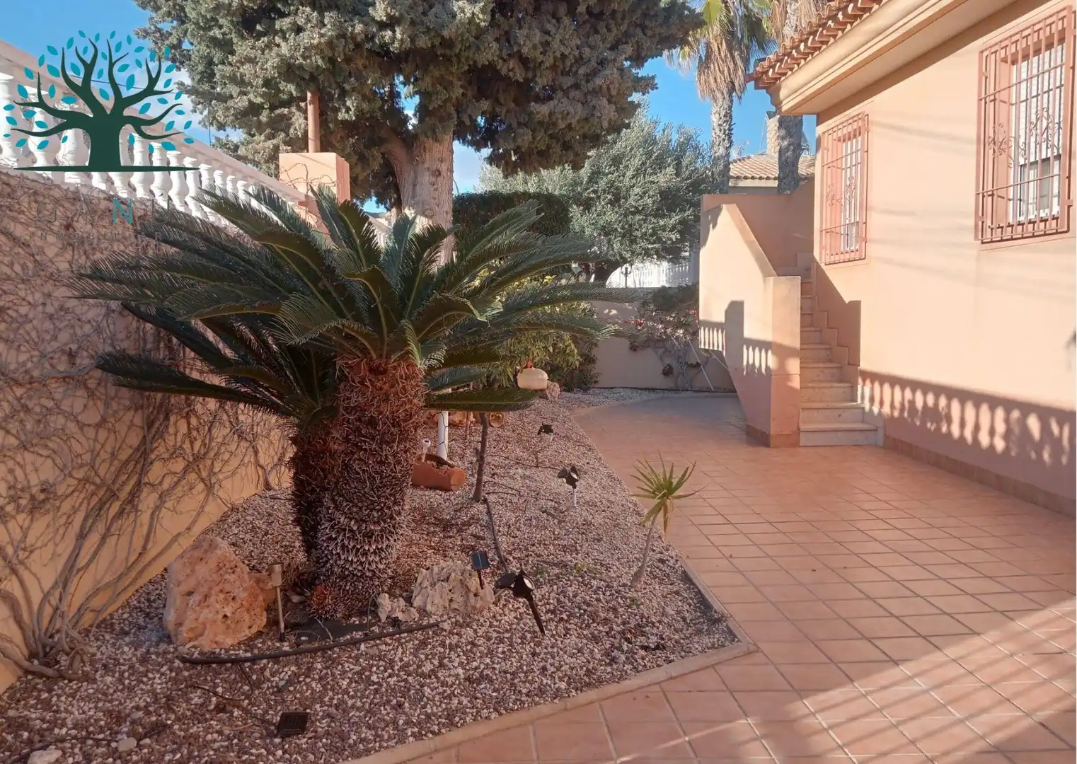 Jardí de Casa o xalet en venda en Mazarrón amb Calefacció, Jardí privat i Terrassa