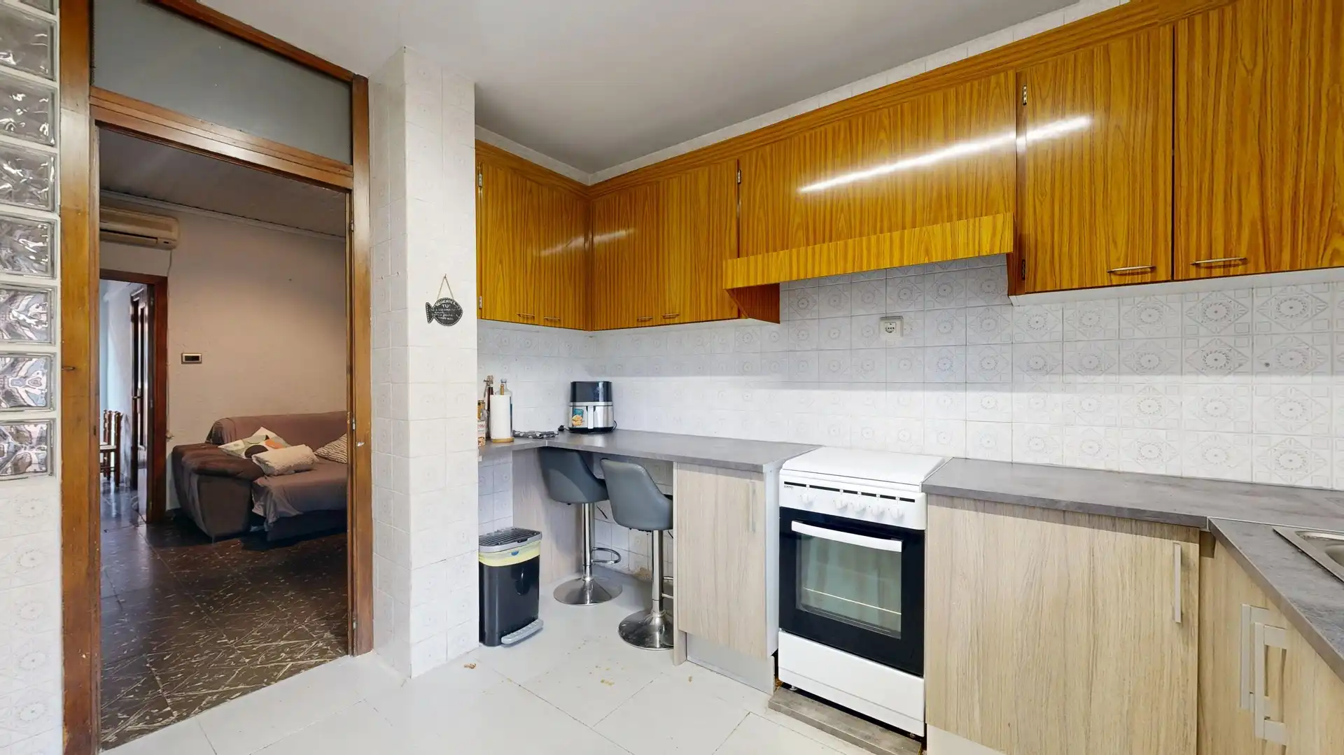 Cocina de Piso en venta en Torrent con Jardín privado, Terraza y Trastero