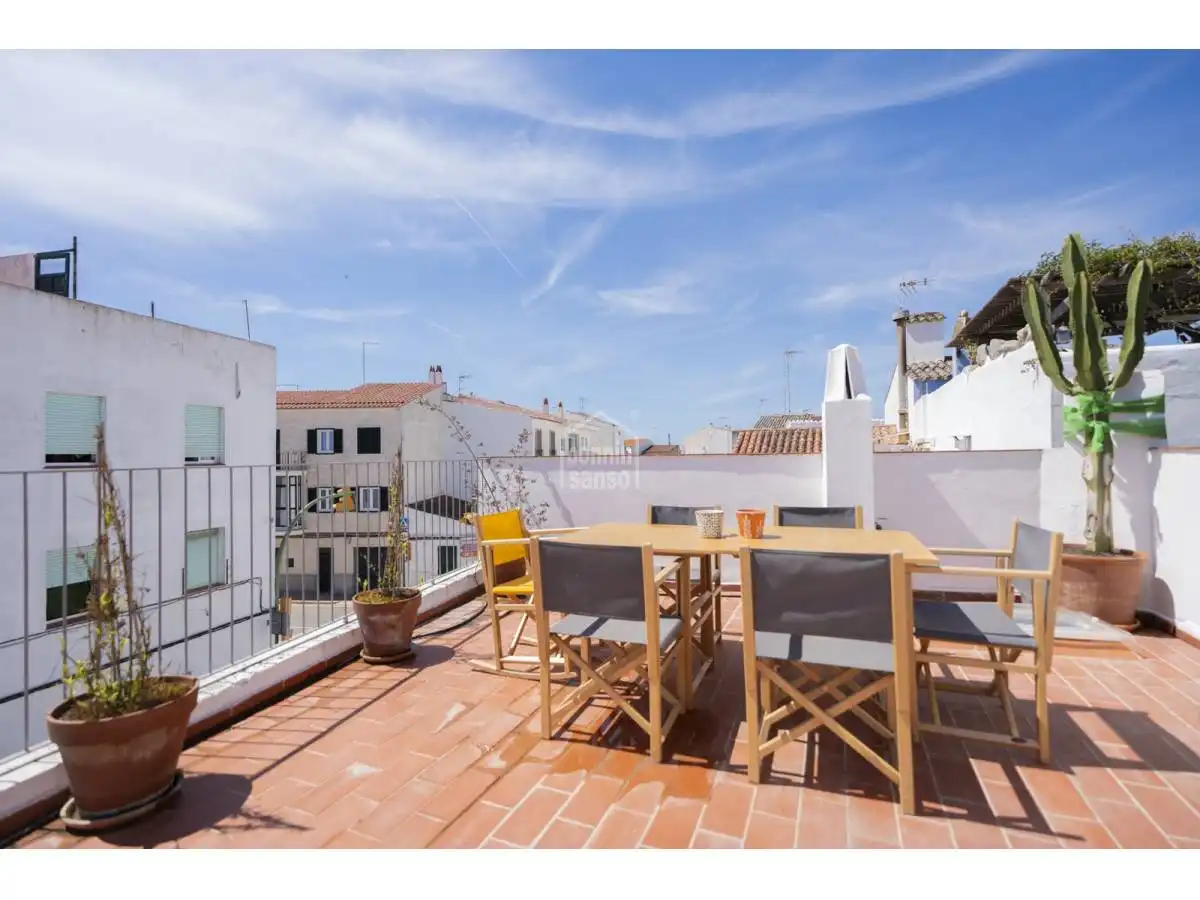 Terraza de Apartamento en venta en Alaior con Calefacción, Terraza y Amueblado