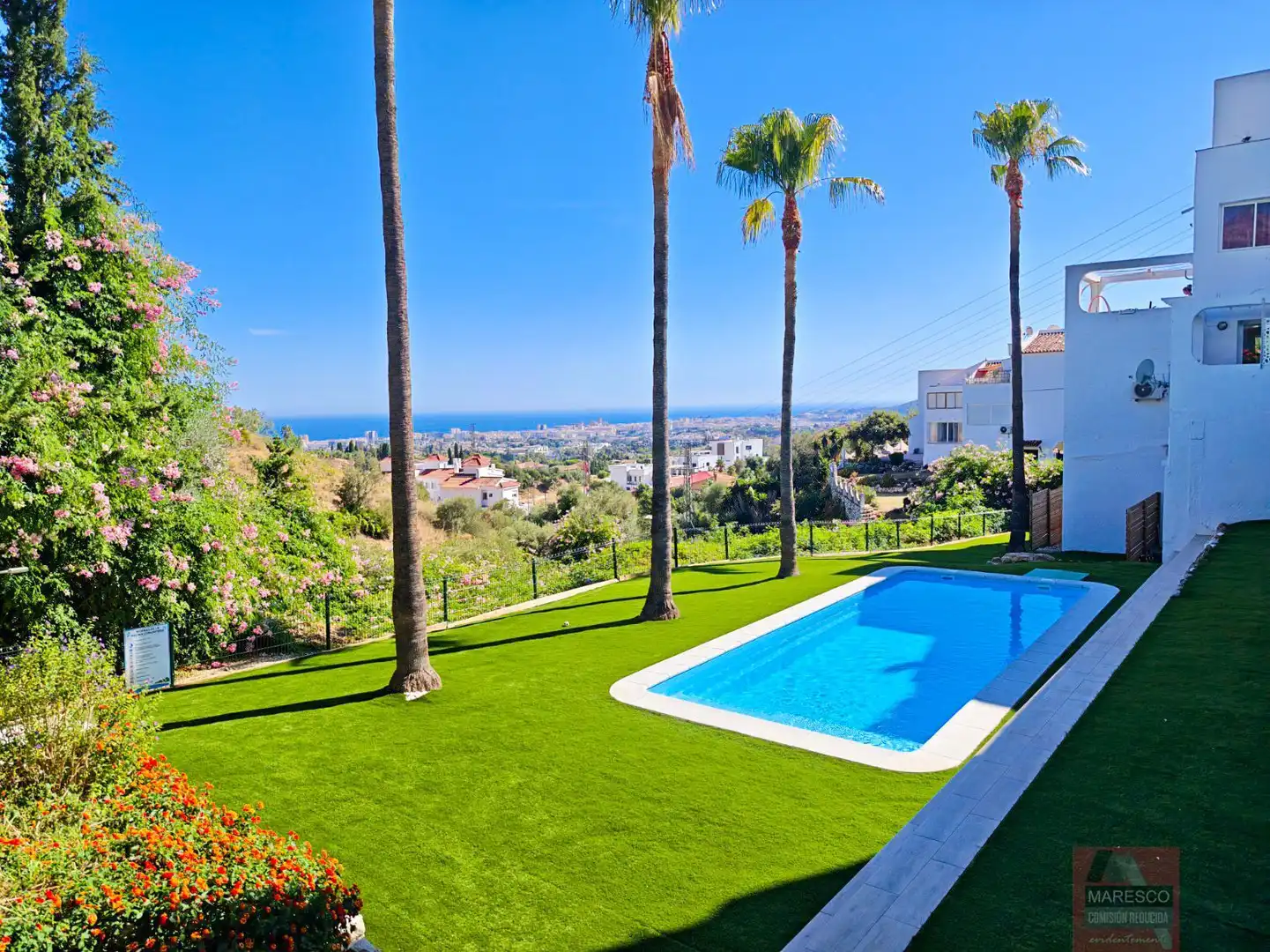Garden of Flat for sale in Mijas pueblo