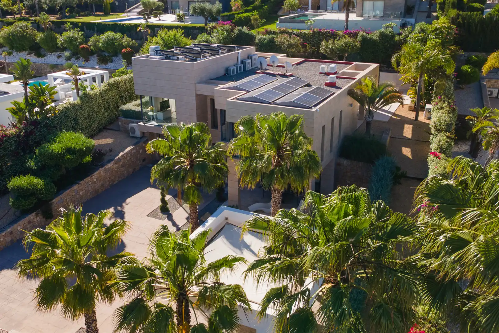 Vista exterior de Casa o xalet en venda en Jávea / Xàbia amb Aire condicionat, Jardí privat i Terrassa