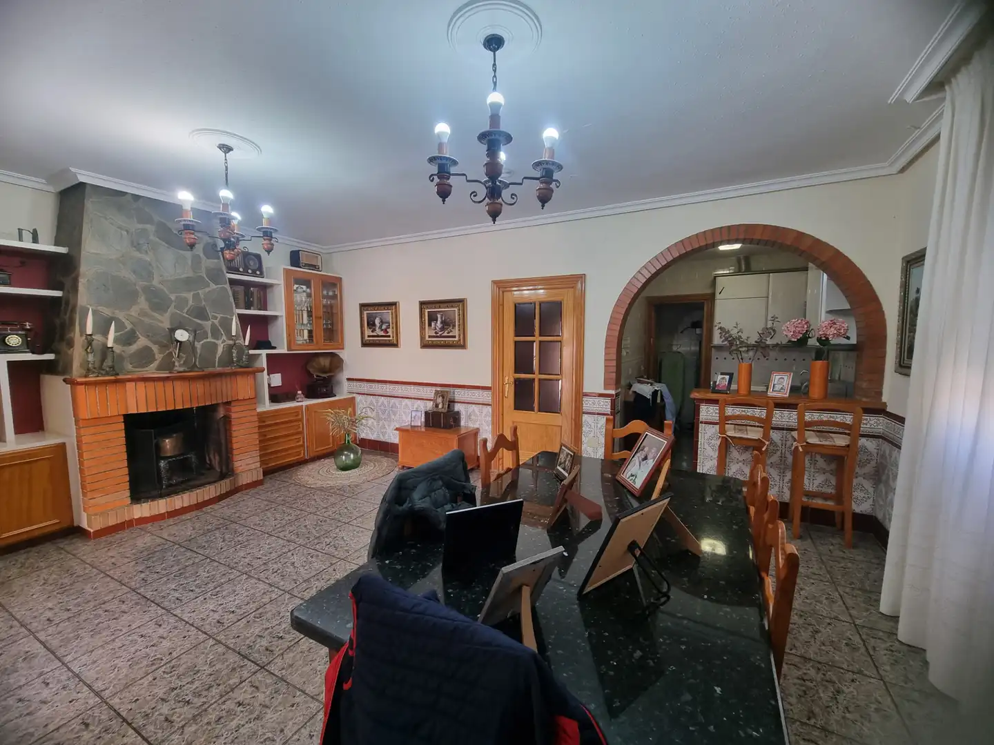 Sala de estar de Finca rústica en venta en Pechina con Aire acondicionado, Calefacción y Jardín privado