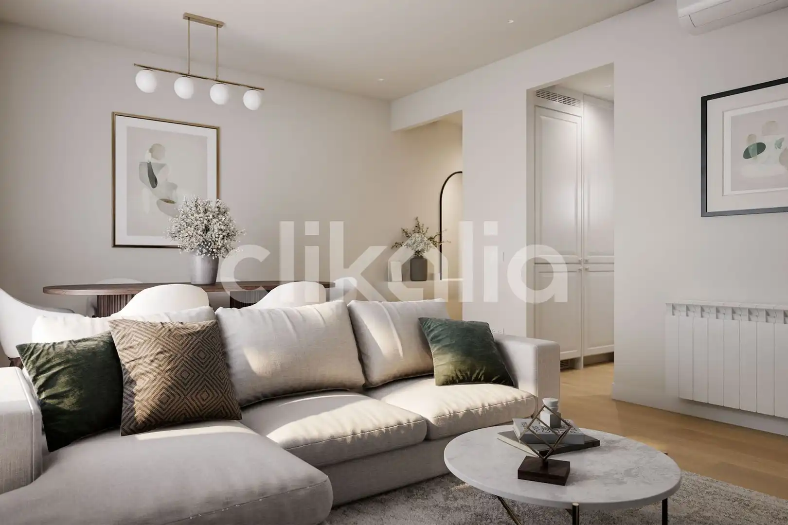 Sala de estar de Piso en venta en Madrid con Aire acondicionado, Calefacción y Jardín privado
