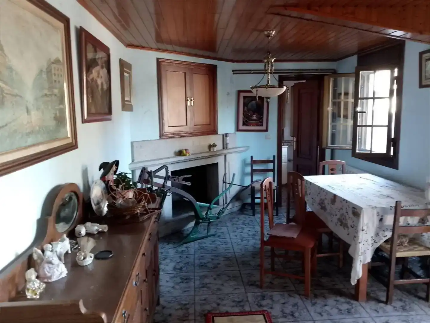 Comedor de Piso en venta en Curtis con Jardín privado, Parquet y Trastero