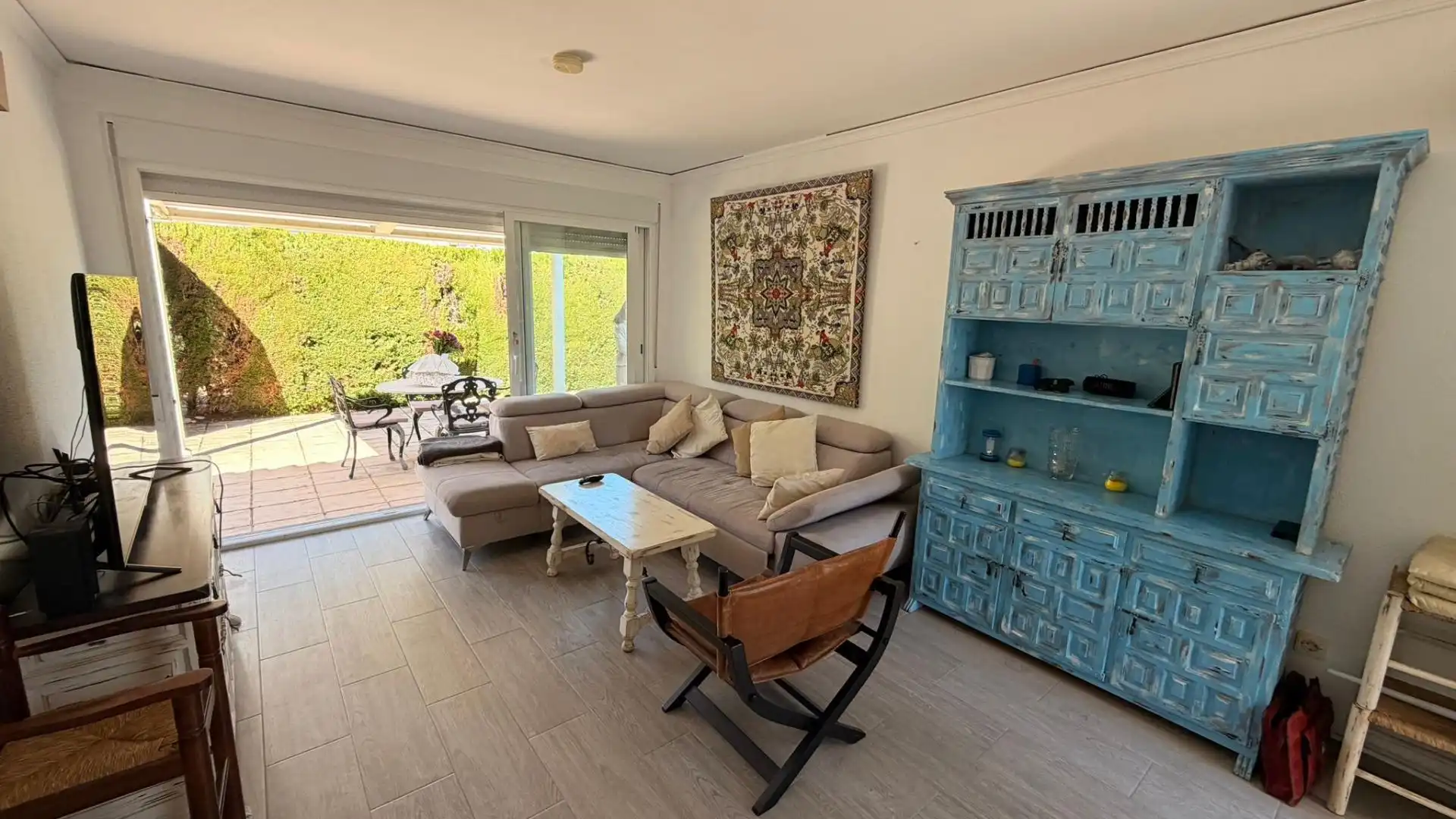 Wohnzimmer von Haus oder Chalet zur Miete in Dénia mit Klimaanlage, Heizung und Privatgarten