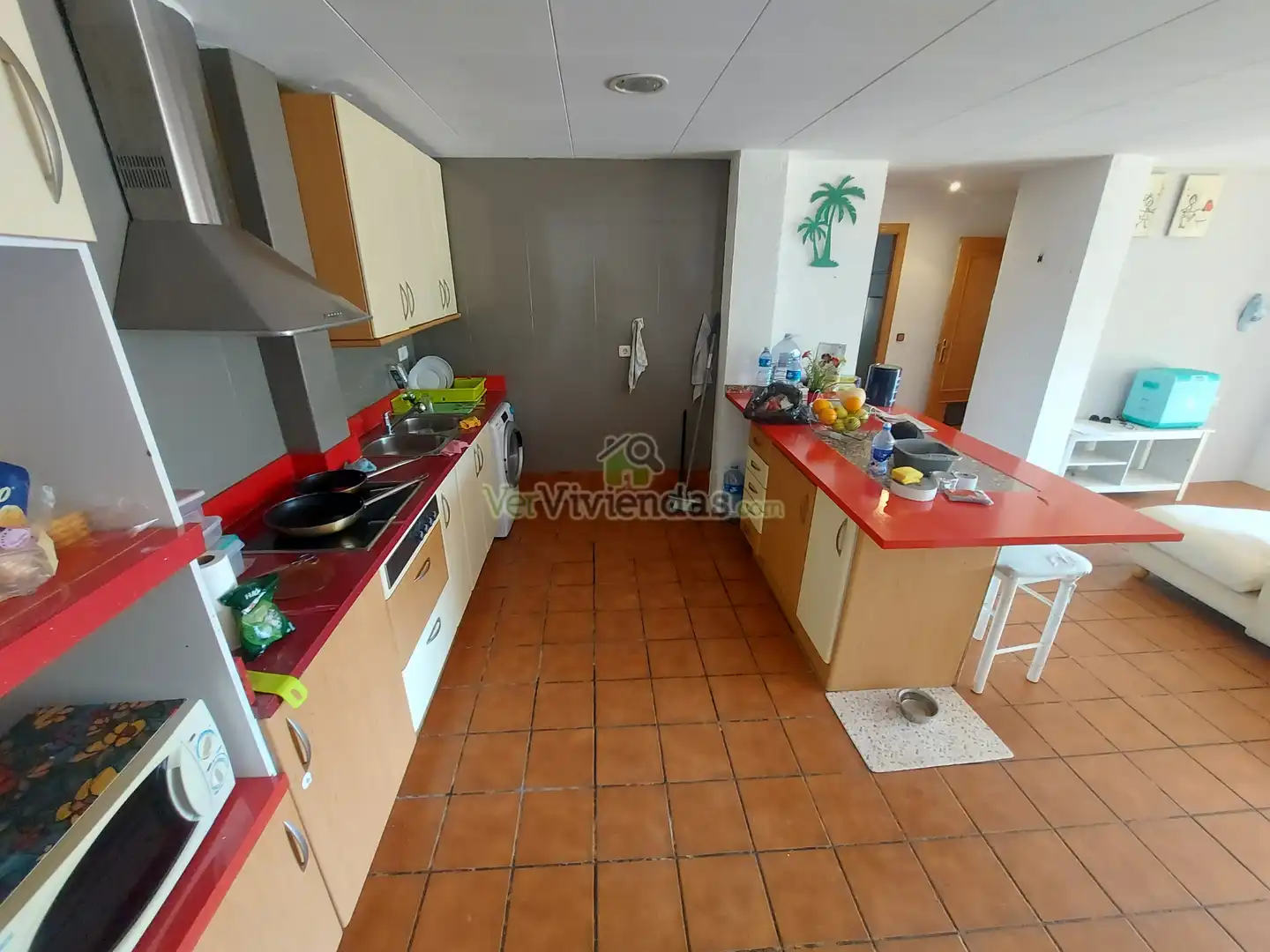 Cuina de Casa o xalet en venda en Vallirana amb Calefacció, Jardí privat i Terrassa