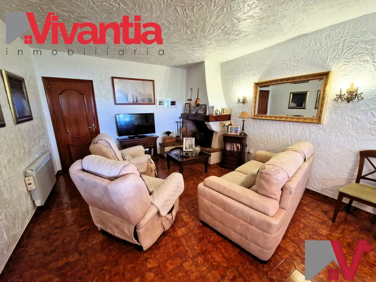 Sala de estar de Casa o chalet en venta en Lorca con Aire acondicionado, Calefacción y Jardín privado