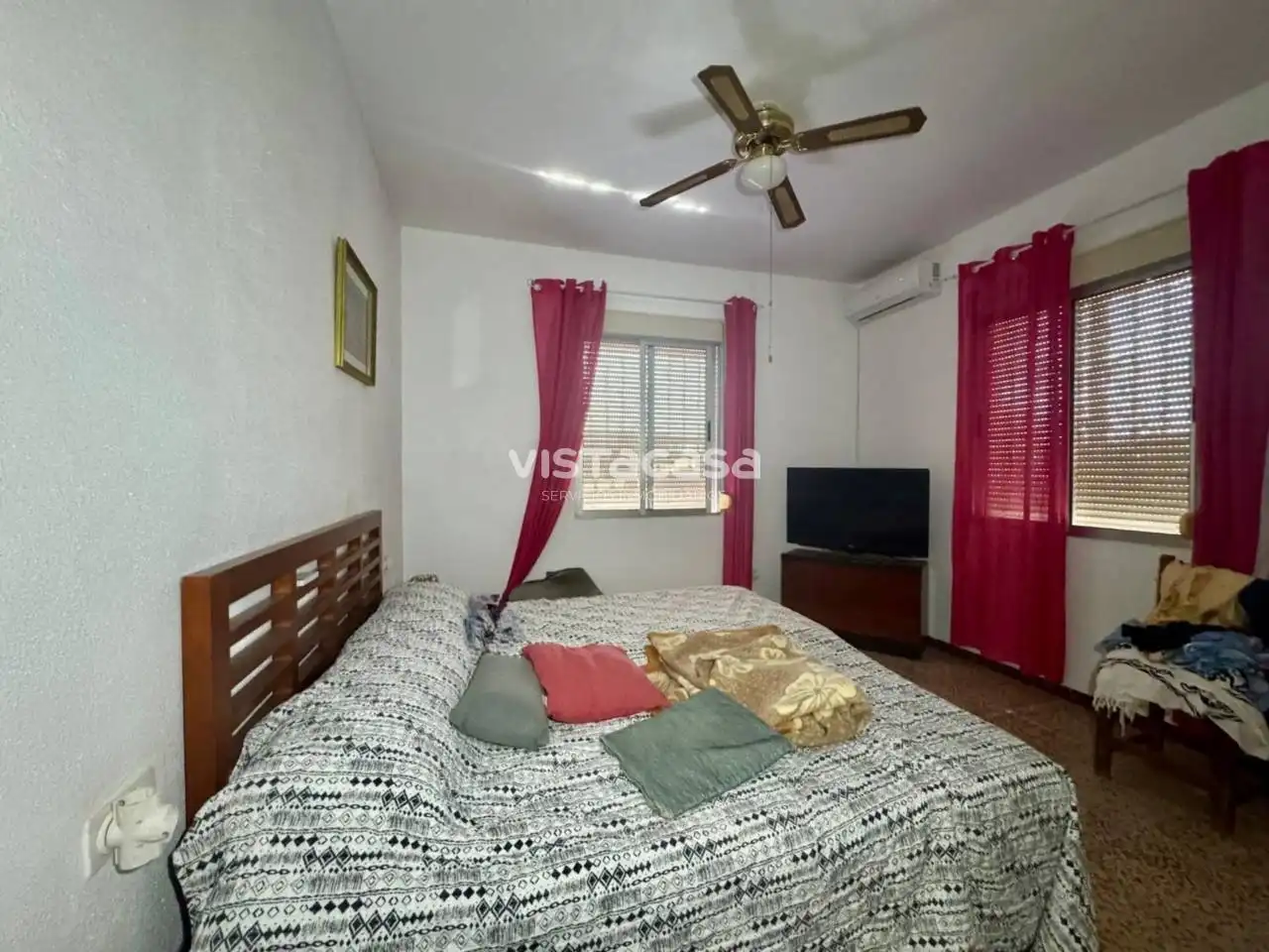 Schlafzimmer von Country house zum Verkauf in Mairena del Alcor mit Heizung, Privatgarten und Terrasse