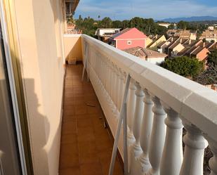 Balcony of Flat to rent in Godella  with Parquet flooring, Oven and Washing machine