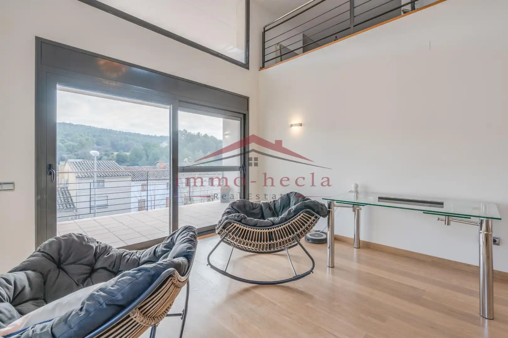Sala de estar de Dúplex en venta en Castellolí con Calefacción, Terraza y Horno