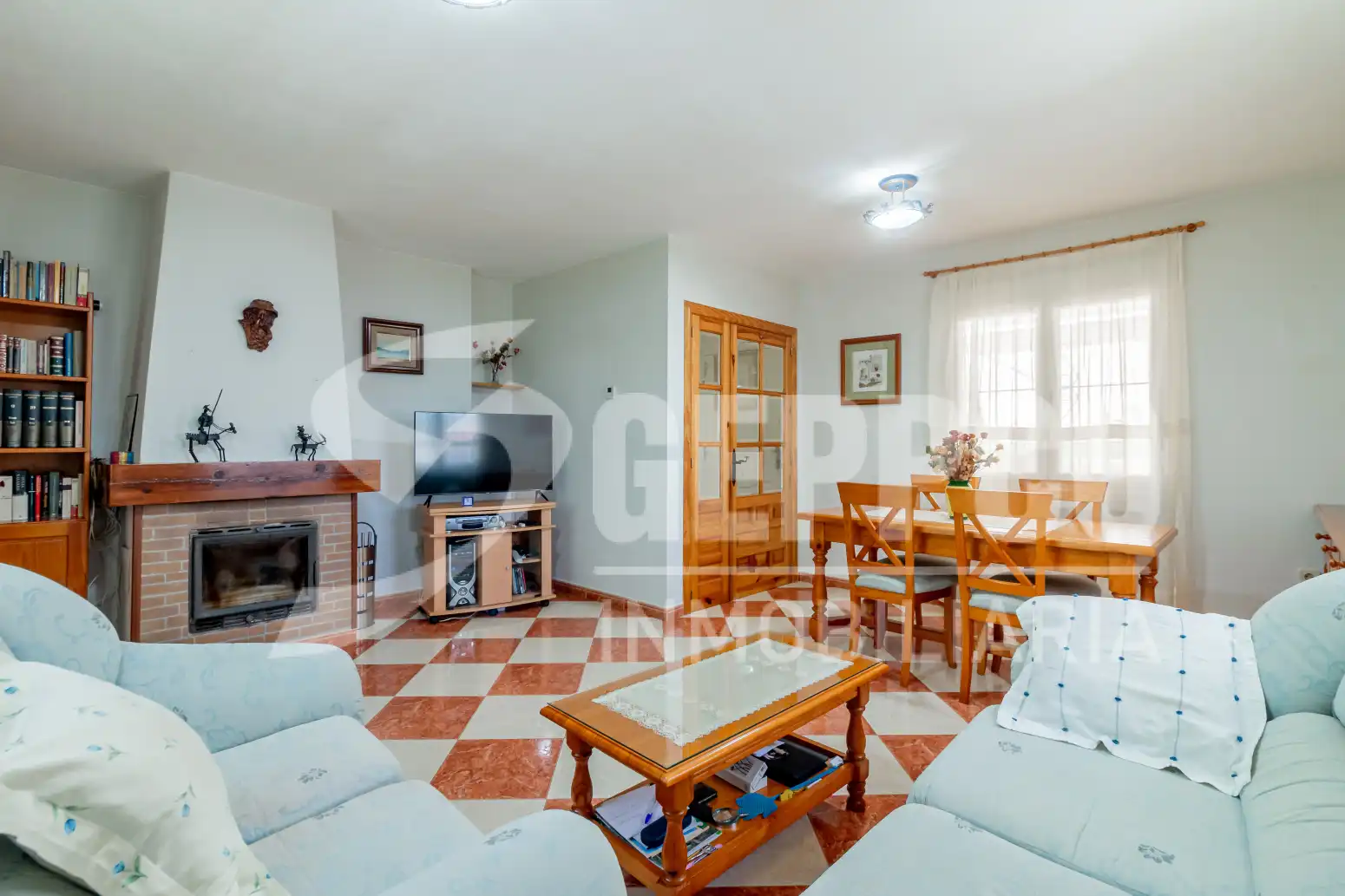Living room of Houses for sale in Illana  with Heating, Private garden and Terrace