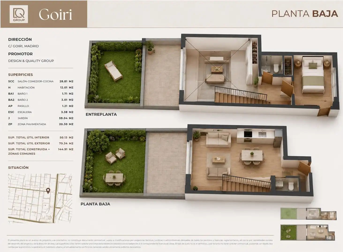 Dúplex en venda en Madrid amb Aire condicionat, Calefacció i Jardí privat