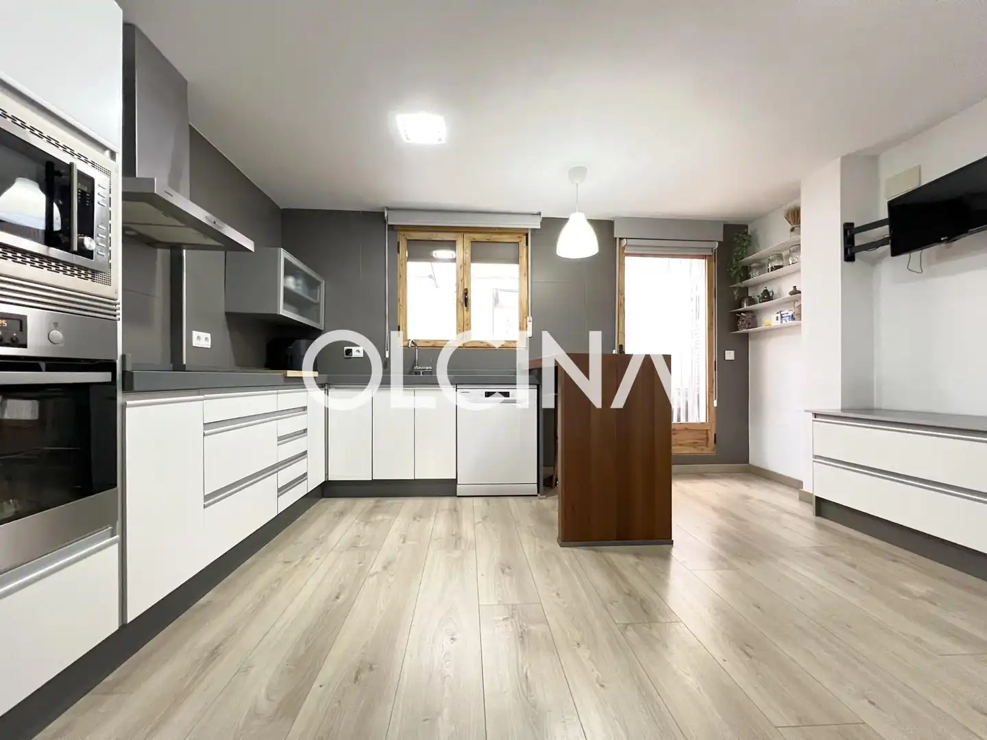 Cocina de Casa adosada en venta en Ibi con Aire acondicionado, Terraza y Trastero