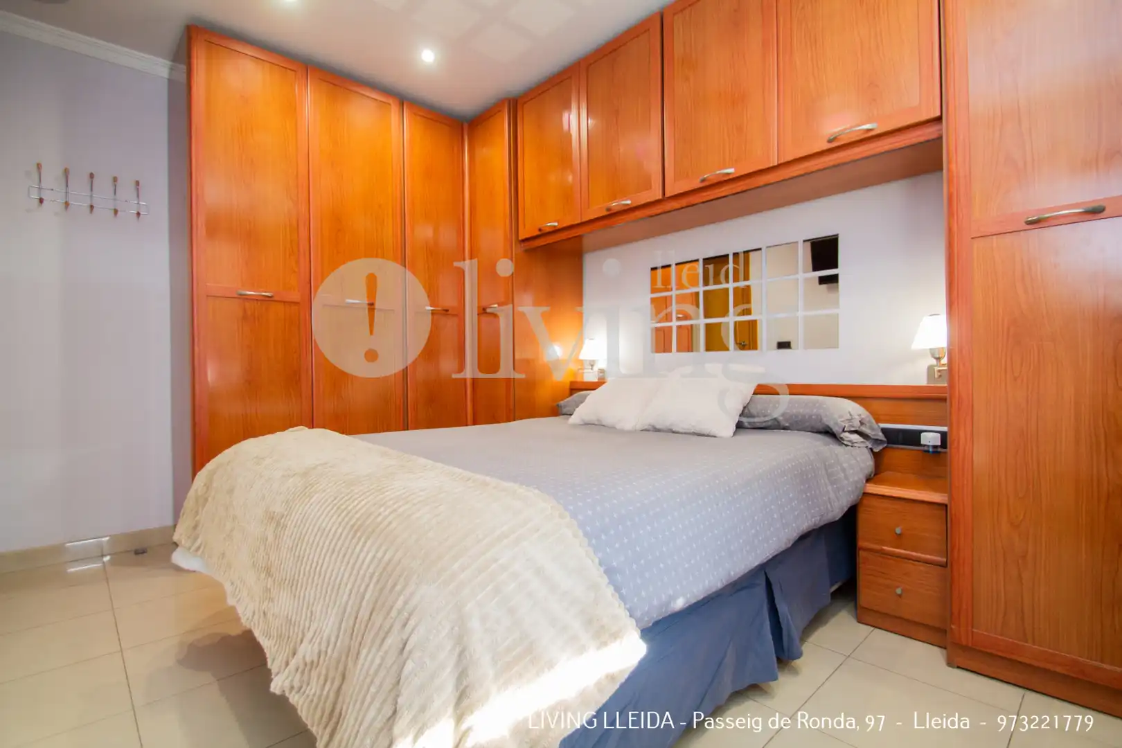 Bedroom of Flat for sale in Lleida  with Air Conditioner, Heating and Furnished