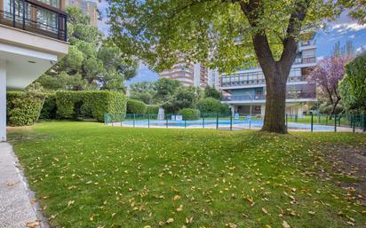 Swimming pool of Flat for sale in  Madrid Capital  with Private garden, Terrace and Storage room