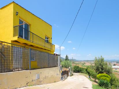 Exterior view of Single-family semi-detached for sale in Manresa  with Air Conditioner, Terrace and Balcony