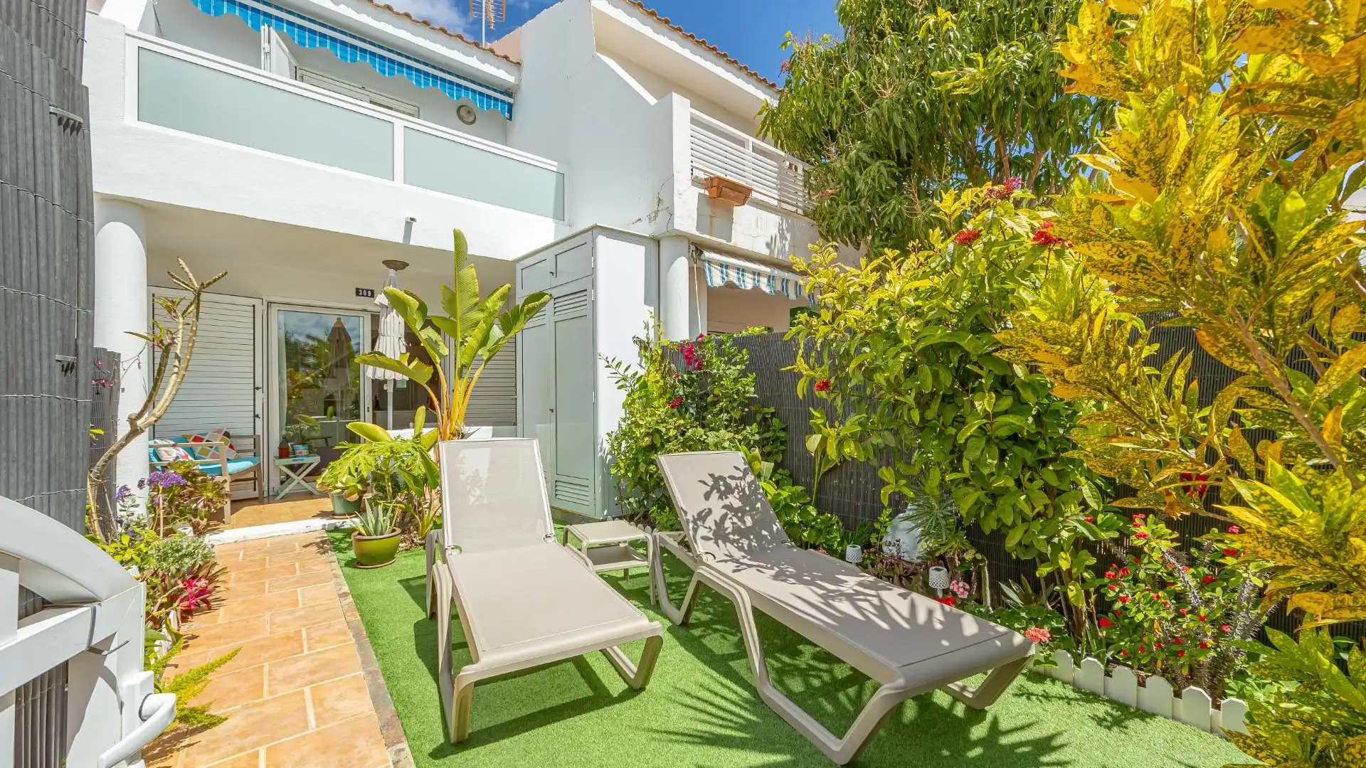 Garden of Houses for sale in San Bartolomé de Tirajana