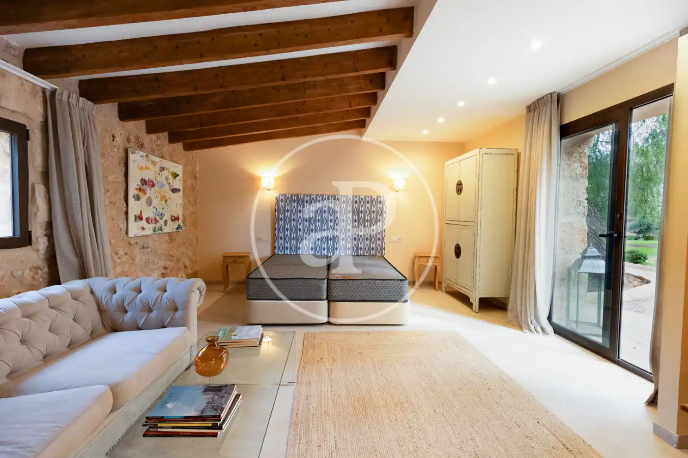 Living room of Houses for rent in Llucmajor  with Air Conditioner, Heating and Private garden