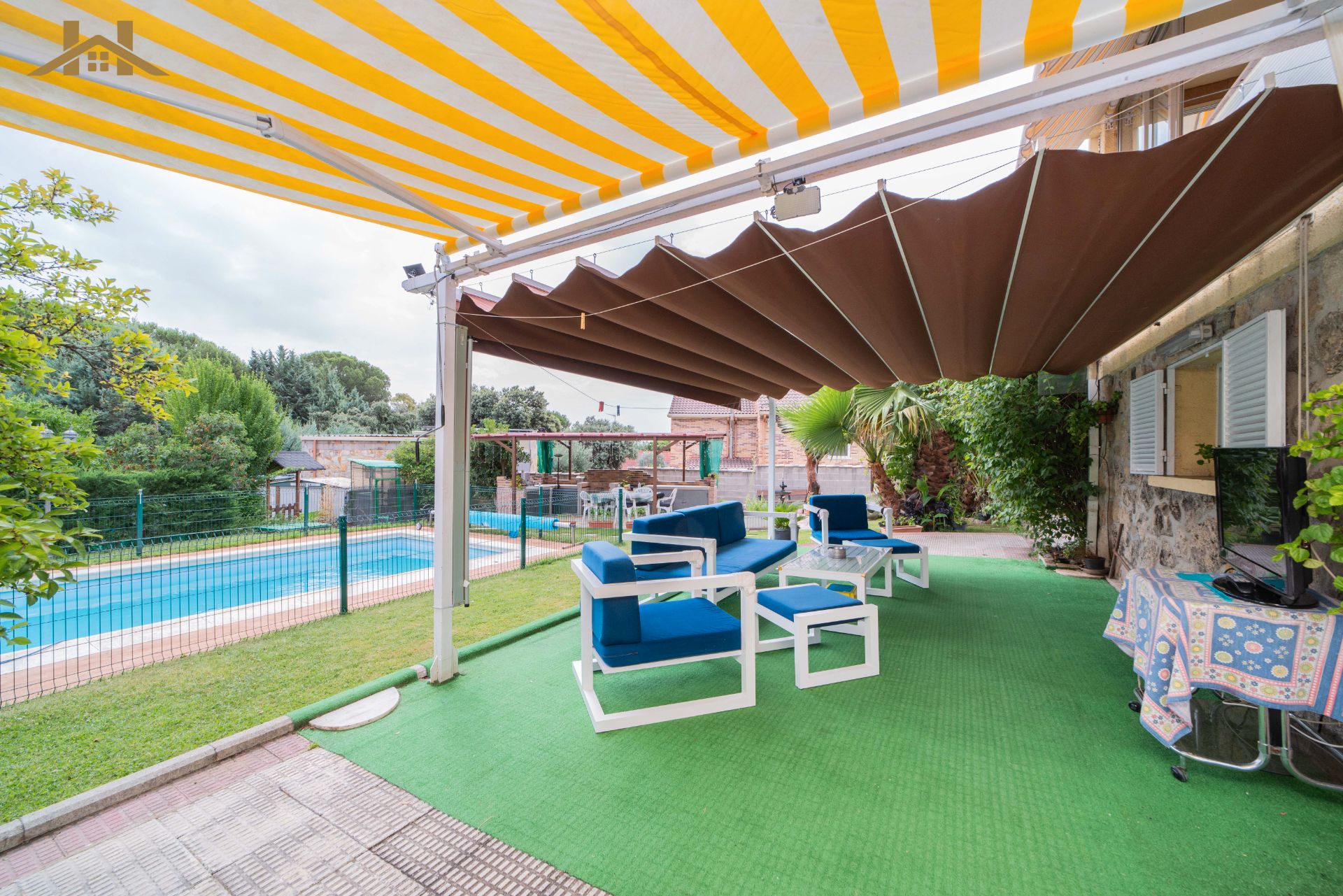 Jardí de Casa o xalet en venda en Villa del Prado amb Aire condicionat, Calefacció i Jardí privat