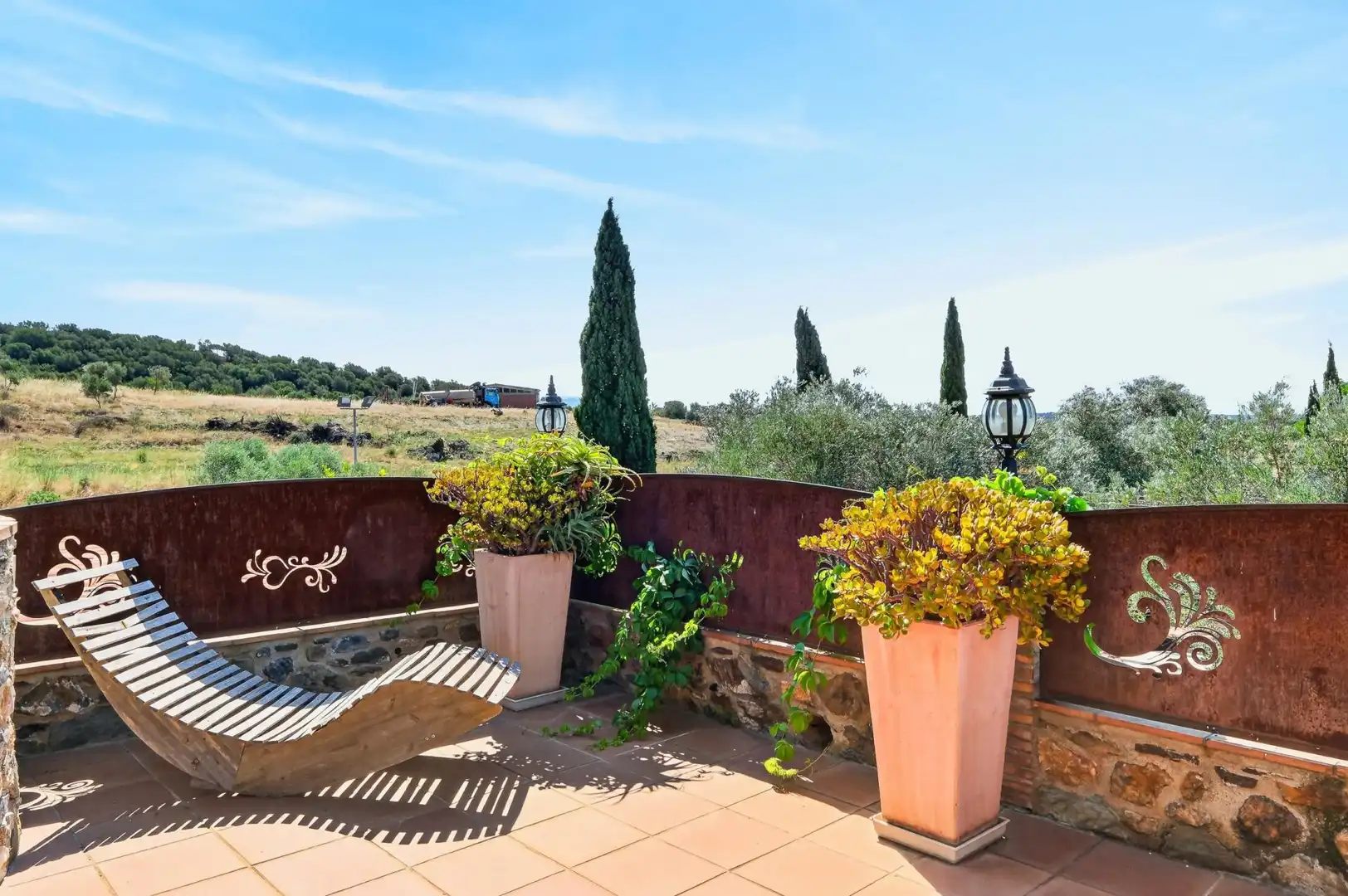 Terraza de Casa o chalet en venta en Mollet de Peralada con Jardín privado, Terraza y Piscina