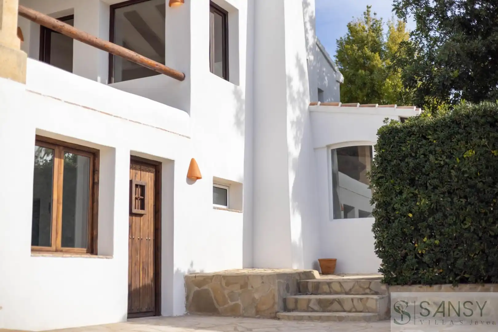 Vista exterior de Casa o xalet en venda en Jávea / Xàbia amb Aire condicionat, Terrassa i Piscina