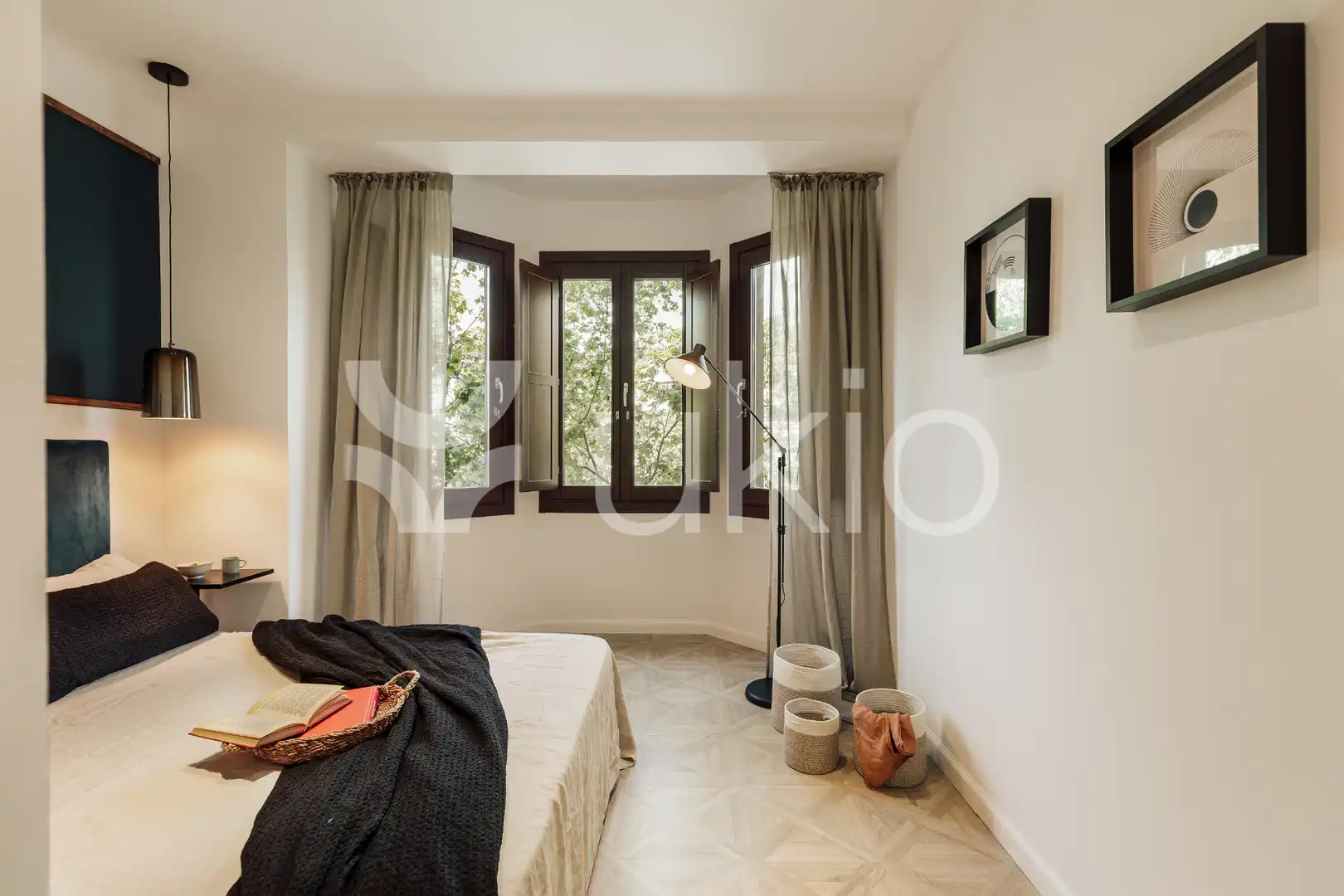 Bedroom of Apartments for rent in Barcelona  with Air Conditioner, Heating and Furnished