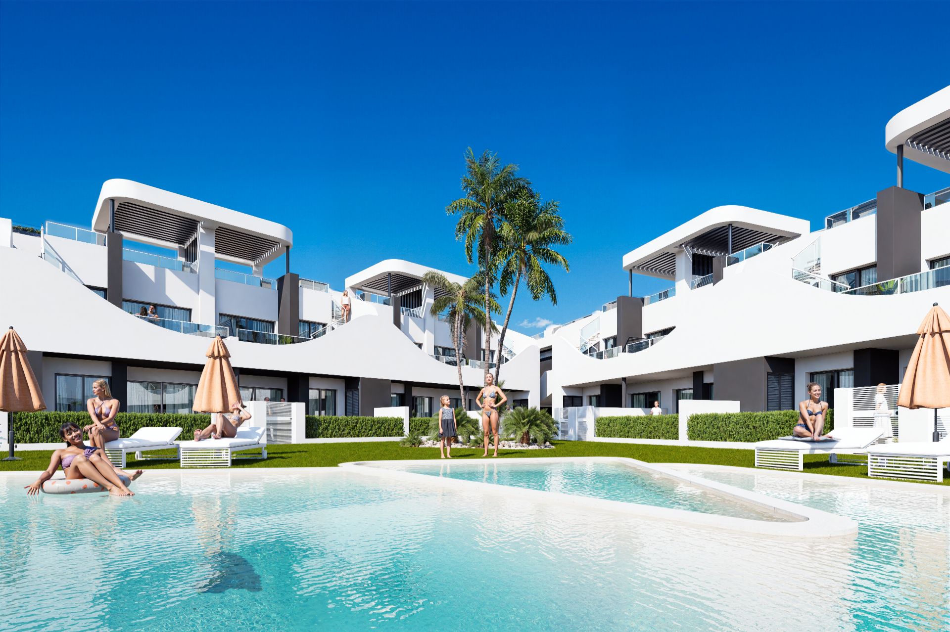 Vista exterior de Apartament en venda en San Fulgencio amb Terrassa, Balcó i Piscina comunitària