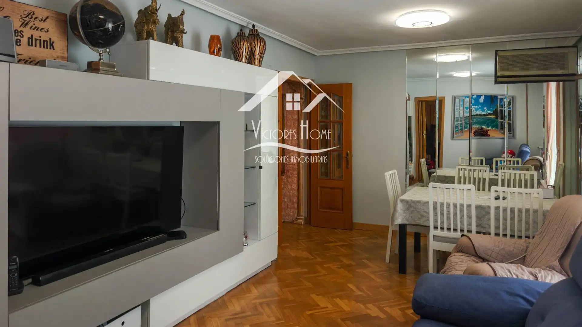 Sala de estar de Piso en venta en  Madrid Capital con Aire acondicionado, Calefacción y Terraza