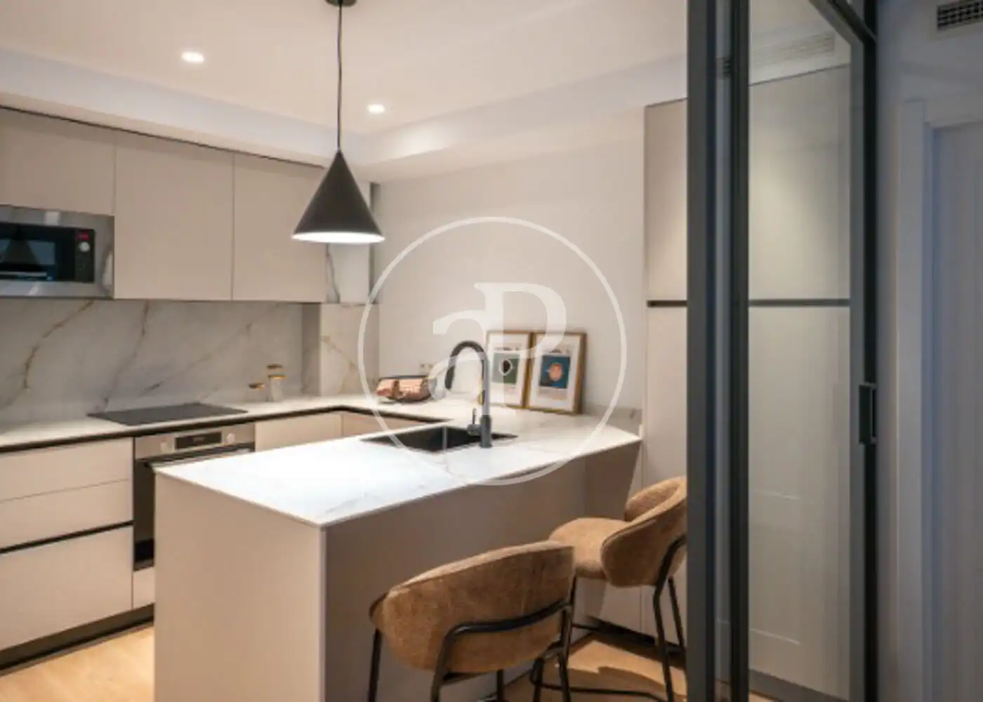 Kitchen of Flat for sale in Madrid  with Air Conditioner, Heating and Furnished
