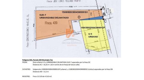 VENTA DE PARCELA LLANA DE EN CACHEIRAS, TEO., imatge 3