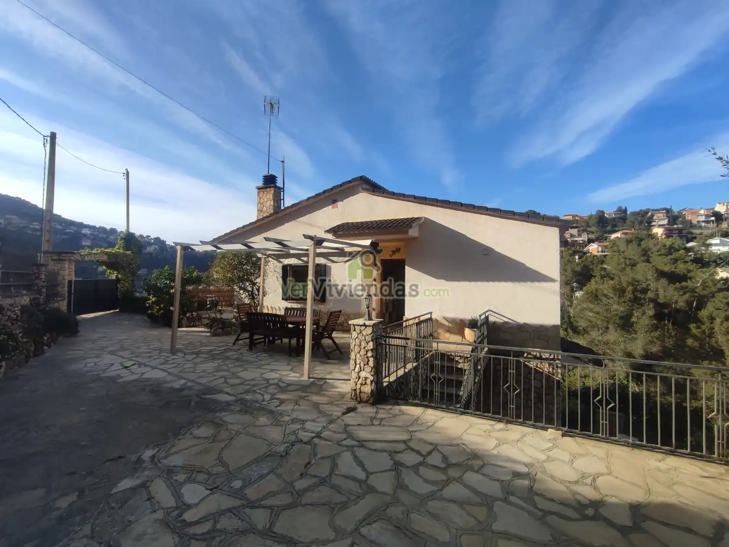 Vista exterior de Casa o chalet en venta en Vallirana con Aire acondicionado, Calefacción y Jardín privado