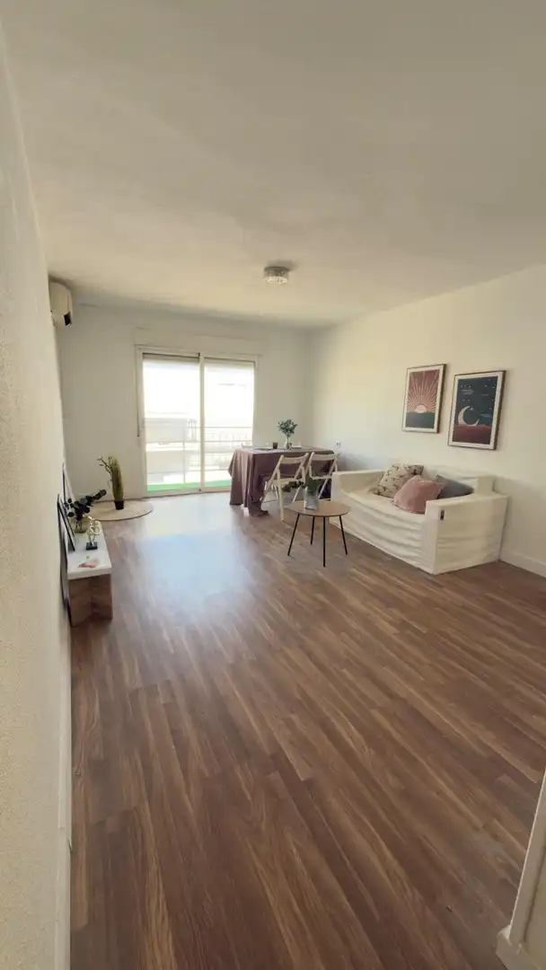 Living room of Flat for sale in Murcia  with Air Conditioner, Terrace and Furnished