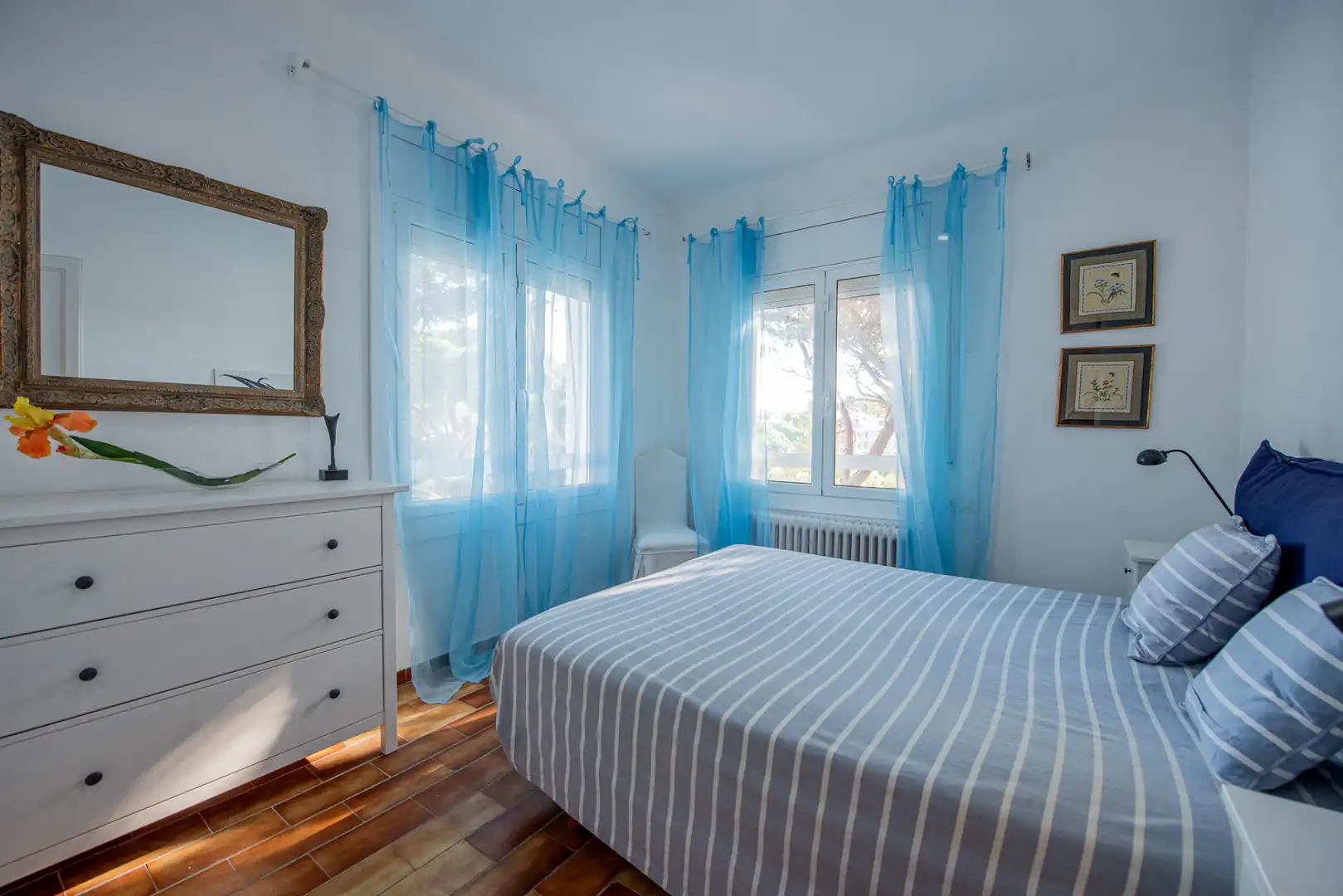 Dormitori de Casa o xalet de lloguer en Sant Feliu de Guíxols amb Calefacció, Jardí privat i Moblat