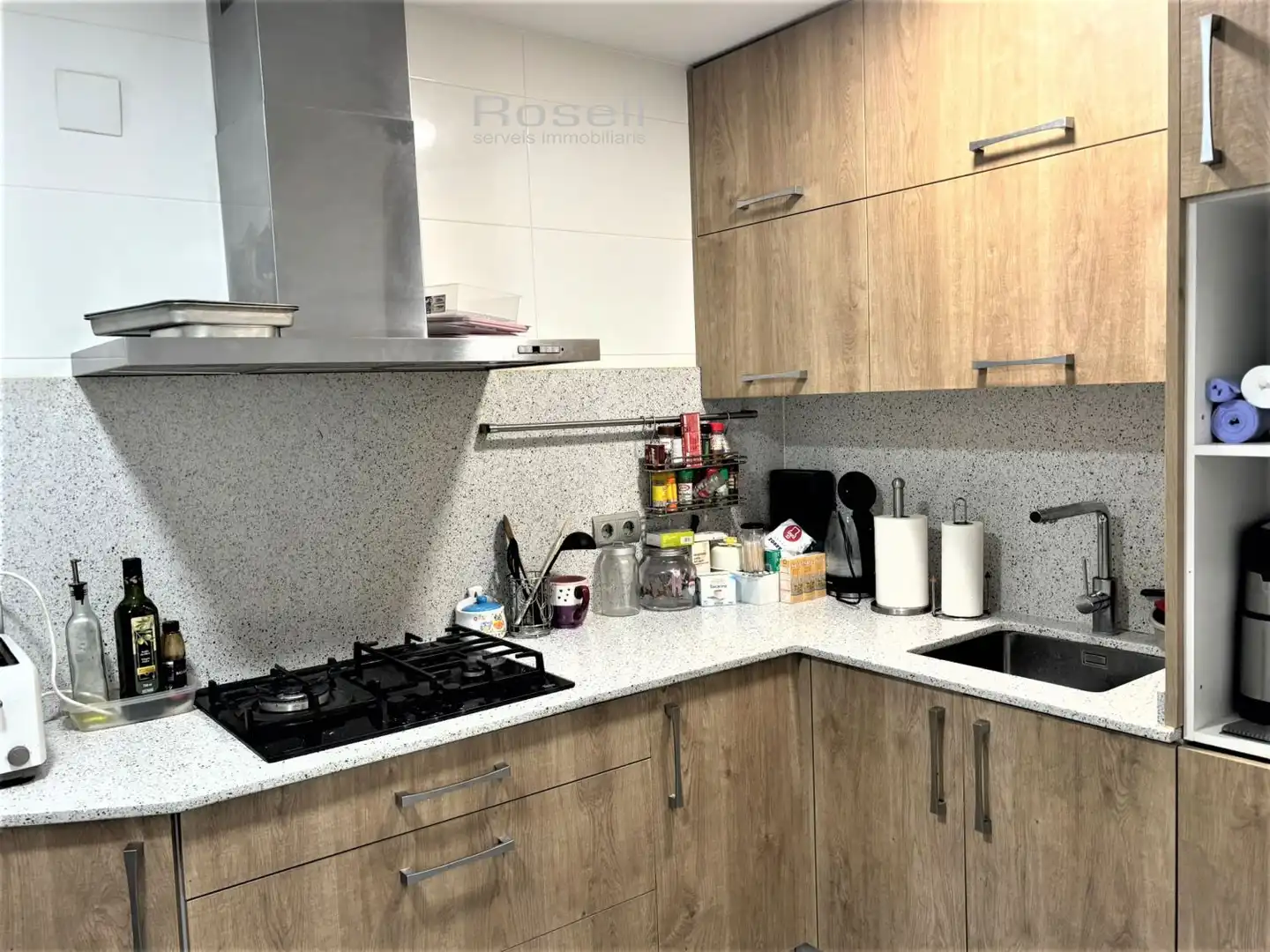 Cocina de Piso en venta en Terrassa con Calefacción, Parquet y Balcón