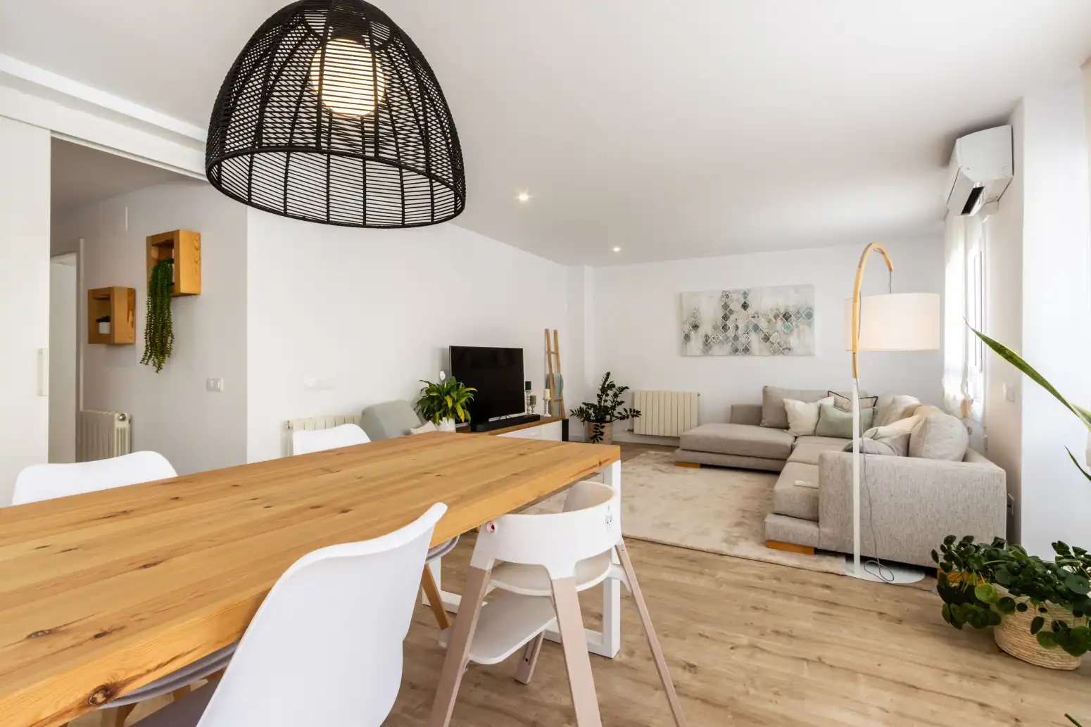 Wohnzimmer von Wohnung zum Verkauf in Terrassa mit Klimaanlage, Heizung und Parkett