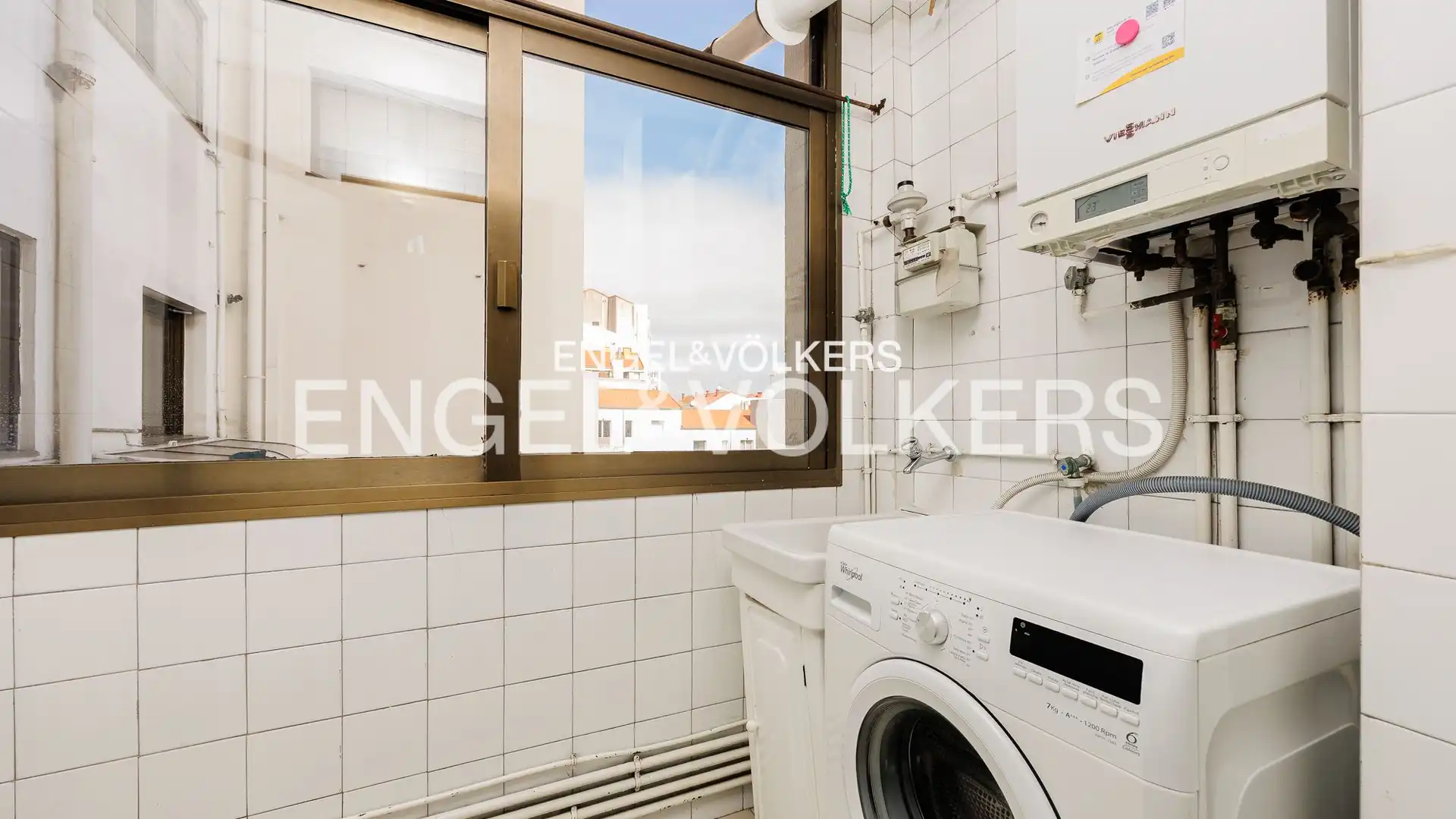Küche von Wohnungen zum Verkauf in Vigo  mit Heizung, Parkett und Terrasse